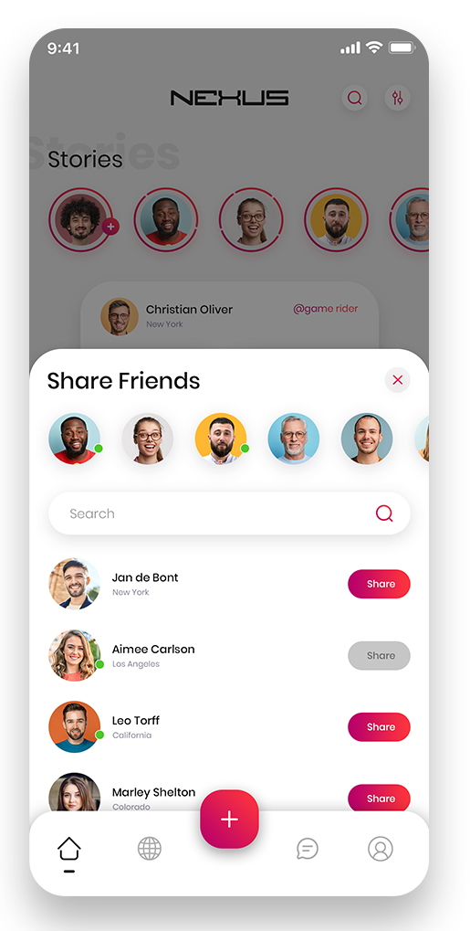 Nexly Friends Discovery