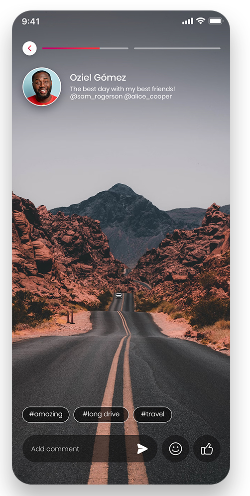 Nexly Story Viewing Experience